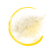 Kreis mit Goldstaub für Kundenstimmen Teaser Kundenstimmen